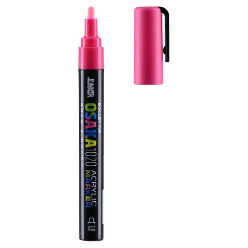 Picture of JUNIOR ACRYLIC MARKER 2MM ROSE RED